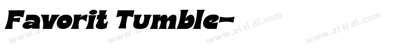 Favorit Tumble字体转换